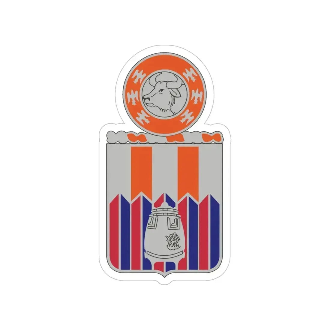 122 Signal Battalion (U.S. Army) Transparent STICKER Die-Cut Vinyl Decal 5 Inch - The Sticker Space