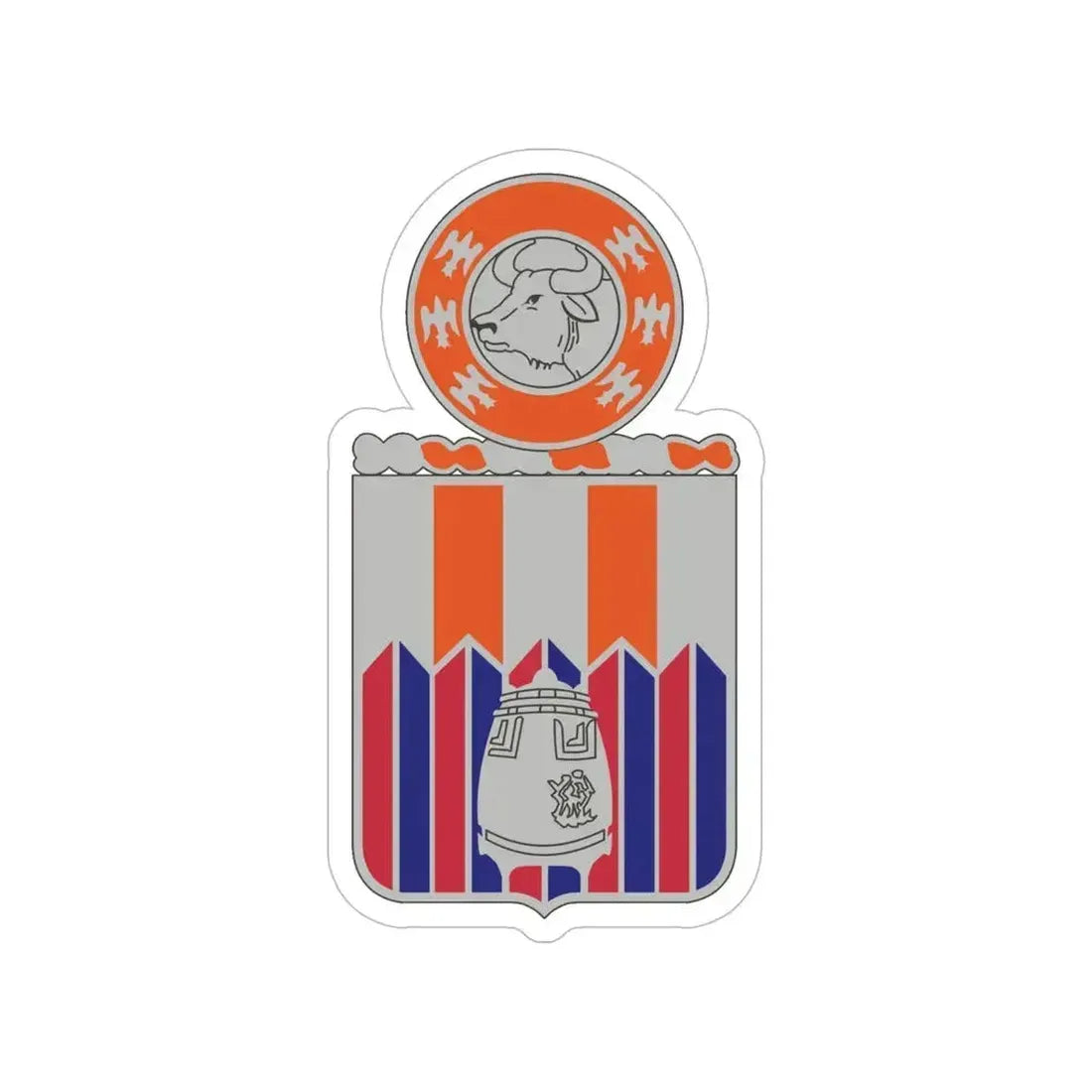 122 Signal Battalion (U.S. Army) Transparent STICKER Die-Cut Vinyl Decal 6 Inch - The Sticker Space