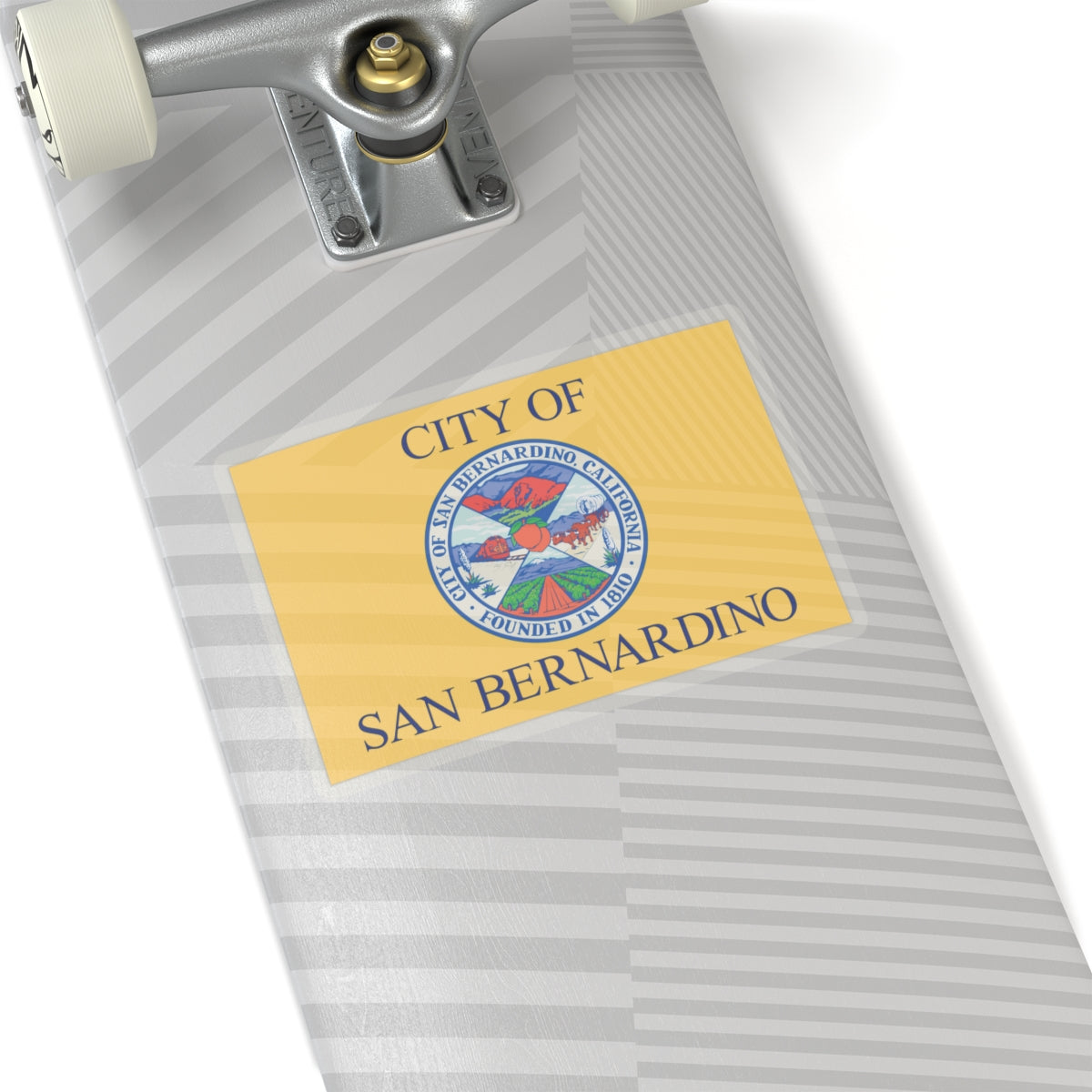 Flag of San Bernardino, California - STICKER Vinyl Kiss-Cut Decal