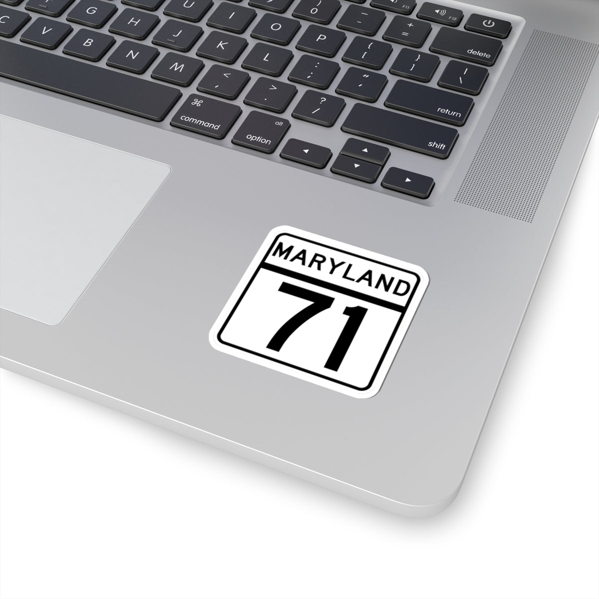MD Route 71 (Maryland) (Road Sign) STICKER Vinyl Kiss-Cut Decal