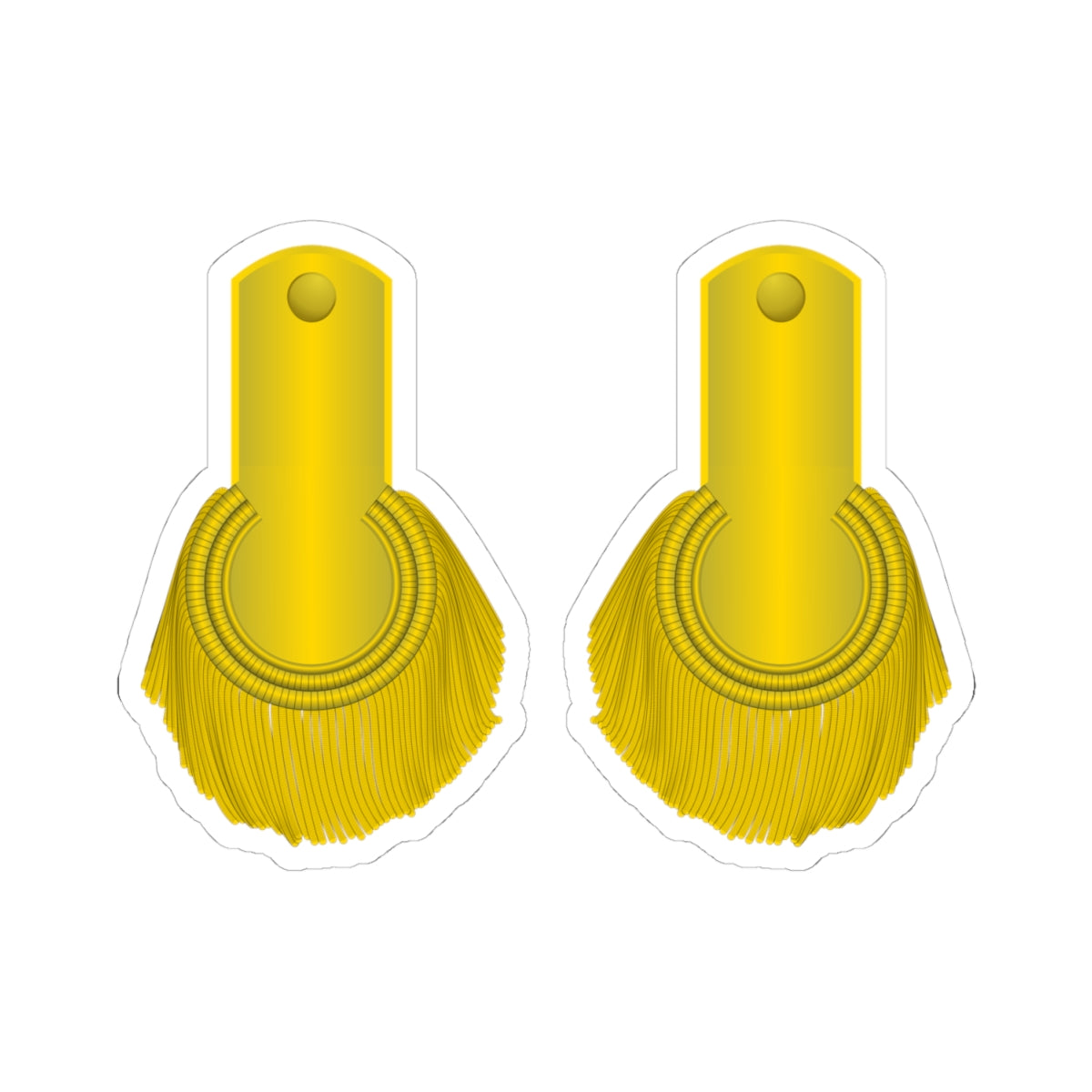 British Army Field Officer1760 1810 (United Kingdom) (Military Rank) STICKER Vinyl Kiss-Cut Decal