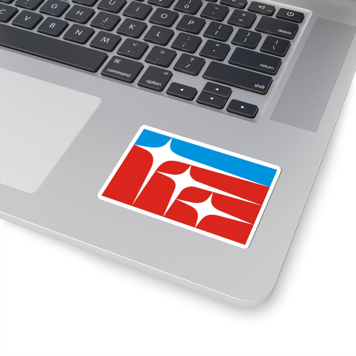 Flag of Krasnoznamensk Moscow oblast (Russia) STICKER Vinyl Kiss-Cut Decal