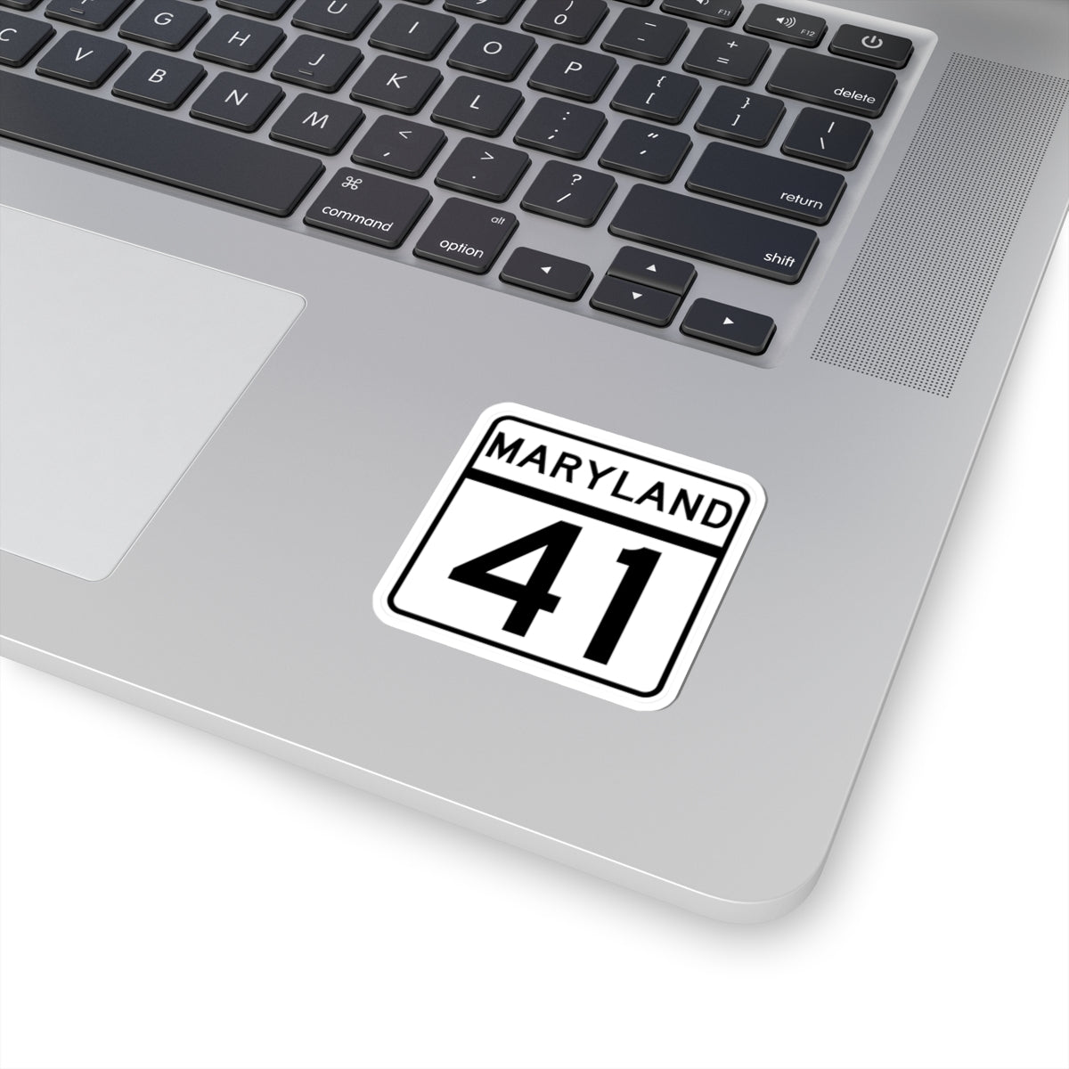 MD Route 41 (Maryland) (Road Sign) STICKER Vinyl Kiss-Cut Decal