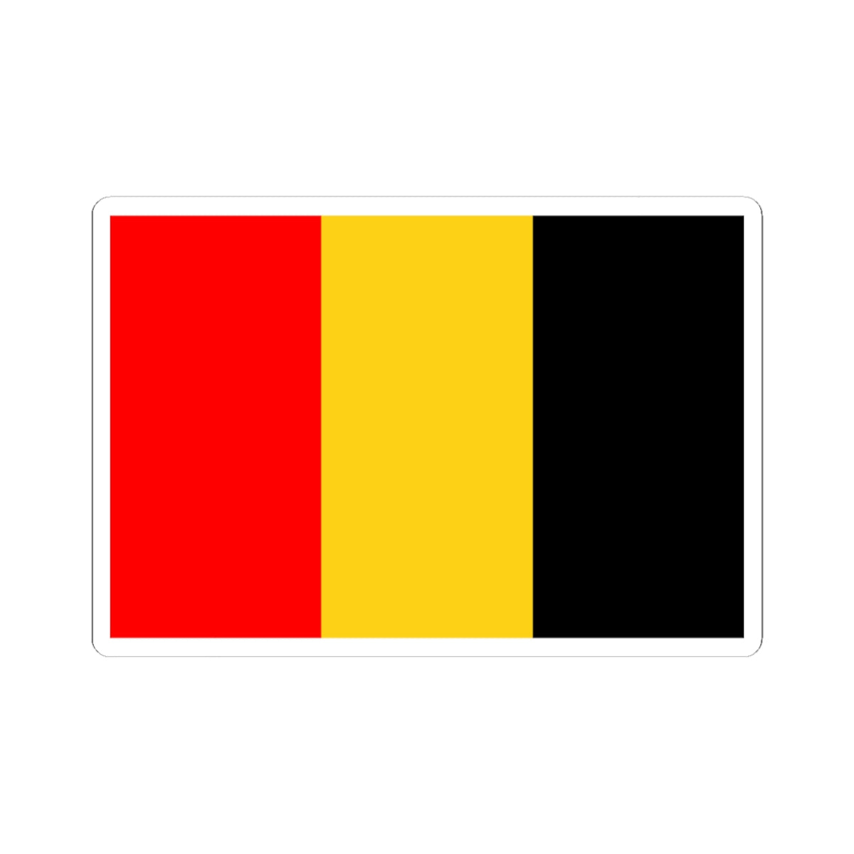 Flag of Besancon (France) STICKER Vinyl Kiss-Cut Decal