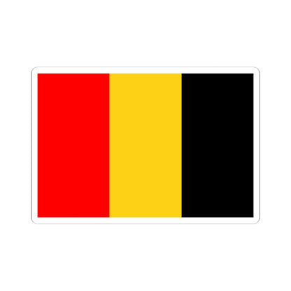 Flag of Besancon (France) STICKER Vinyl Kiss-Cut Decal