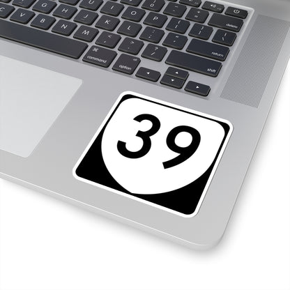 Virginia 39 (Virginia) (Road Sign) STICKER Vinyl Kiss-Cut Decal