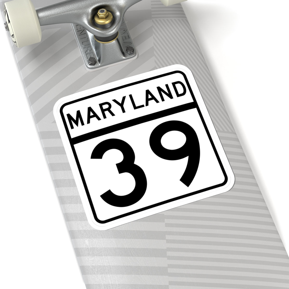 MD Route 39 (Maryland) (Road Sign) STICKER Vinyl Kiss-Cut Decal