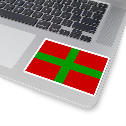 Deir El Qamar Flag (Lebanon) STICKER Vinyl Kiss-Cut Decal