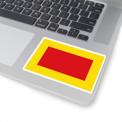 Flag maritime sevilla (Spain) STICKER Vinyl Kiss-Cut Decal