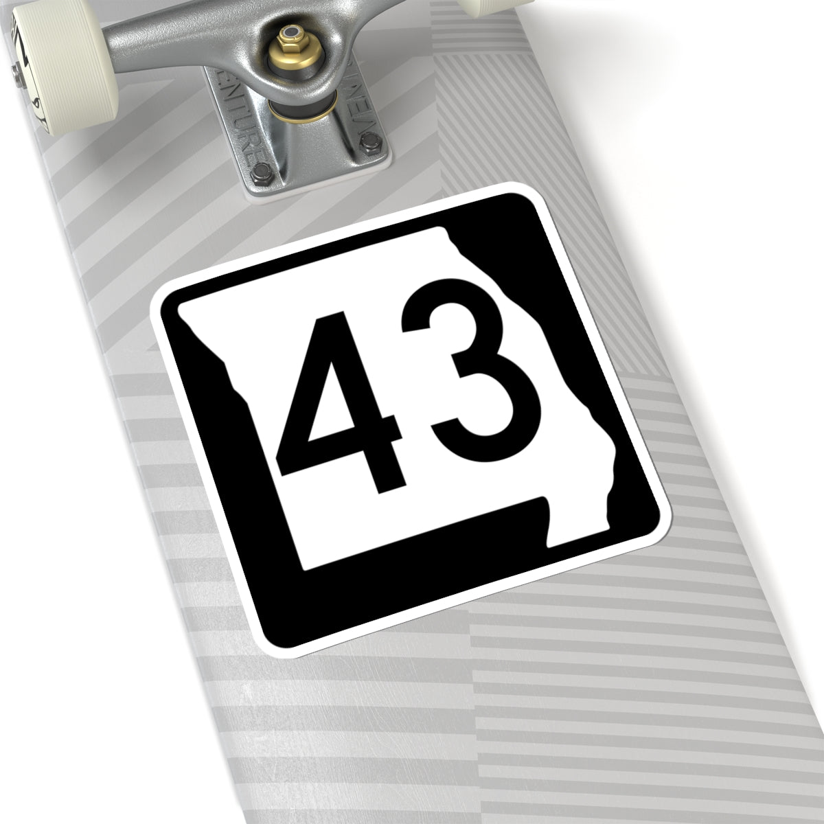 MO-43 (Missouri) (Road Sign) STICKER Vinyl Kiss-Cut Decal