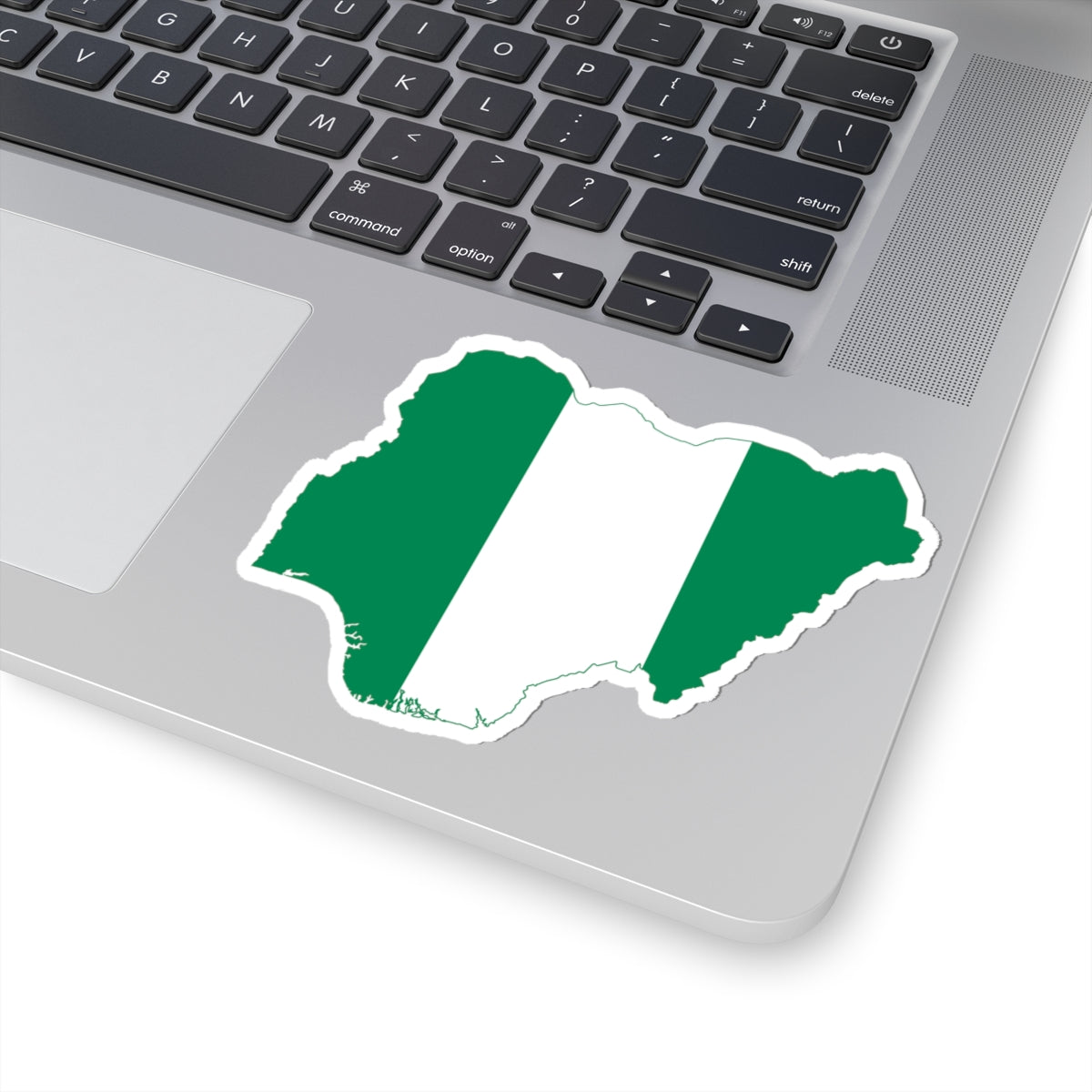 Flag map of Nigeria (Niger) STICKER Vinyl Kiss-Cut Decal