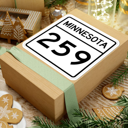 MN-259 1948 (Minnesota) (Road Sign) STICKER Vinyl Kiss-Cut Decal