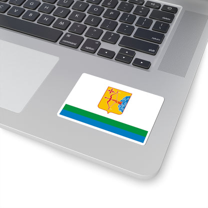 Flag of Kirov Oblast (Russia) STICKER Vinyl Kiss-Cut Decal