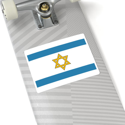 Flag of South Levant Dark Colors 3-2 (Israel) STICKER Vinyl Kiss-Cut Decal