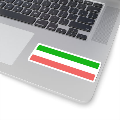 Civil flag of Persia 1907-1933 (Iran) STICKER Vinyl Kiss-Cut Decal