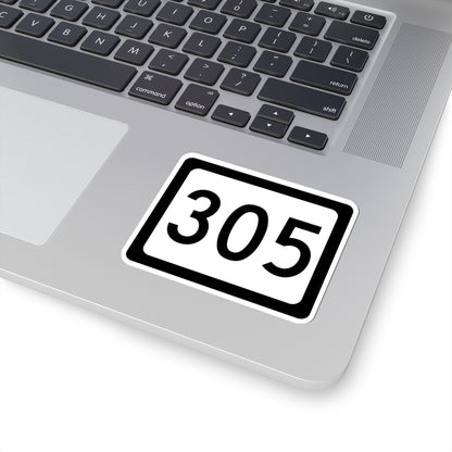 WV-305 (Virginia) (Road Sign) STICKER Vinyl Kiss-Cut Decal