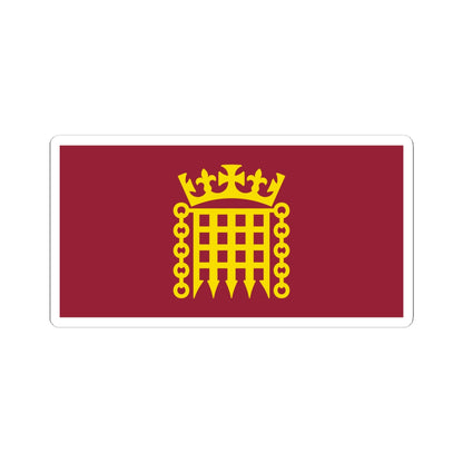 Flag House of Lords (United Kingdom) STICKER Vinyl Kiss-Cut Decal