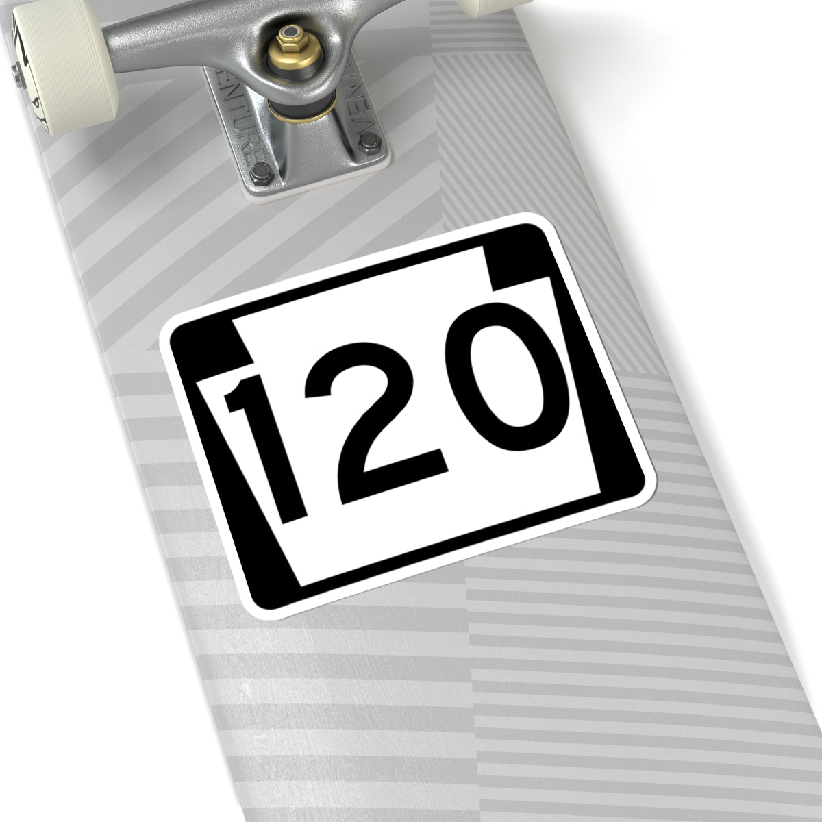 PA-120 (Pennsylvania) (Road Sign) STICKER Vinyl Kiss-Cut Decal