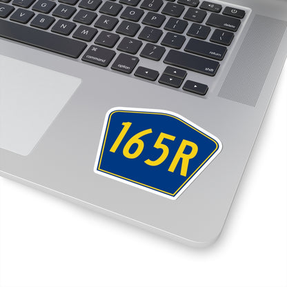 PR secondary 165R (Puerto Rico) (Road Sign) STICKER Vinyl Kiss-Cut Decal