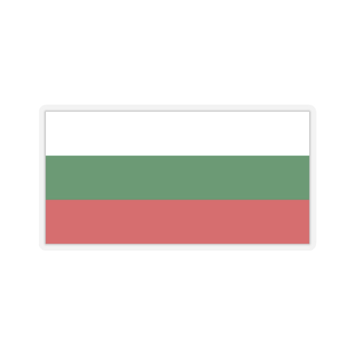Hybrid flag of Belarus 1918 1991-1995 and 2012- (Belarus) STICKER Vinyl Kiss-Cut Decal