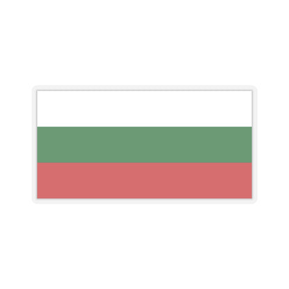 Hybrid flag of Belarus 1918 1991-1995 and 2012- (Belarus) STICKER Vinyl Kiss-Cut Decal