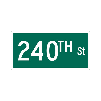 McClain 240 (Oklahoma) (Road Sign) STICKER Vinyl Kiss-Cut Decal