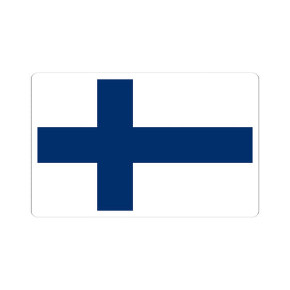 Flag of Finland (Finland) STICKER Vinyl Kiss-Cut Decal