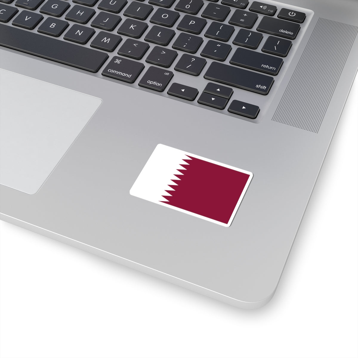Flag of Qatar 3-2 (Qatar) STICKER Vinyl Kiss-Cut Decal