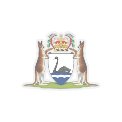 Coat of arms of Western Australia - STICKER Vinyl Kiss-Cut Decal