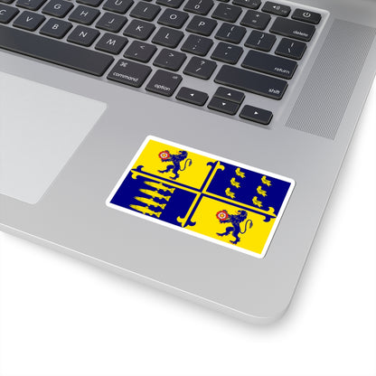 Bournemouth town flag (England) STICKER Vinyl Kiss-Cut Decal
