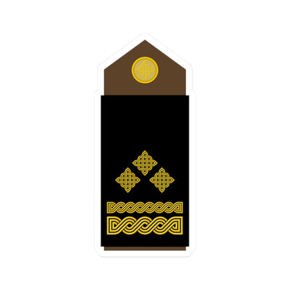 Army HRV OF 05 (Croatia) (Military Rank) STICKER Vinyl Kiss-Cut Decal