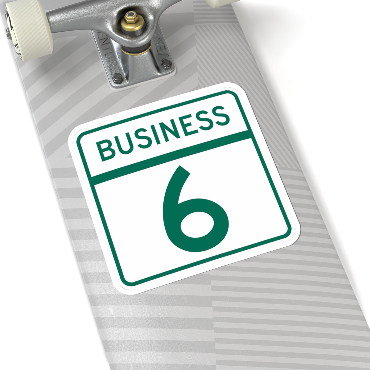 MD Route 6 Business (Maryland) (Road Sign) STICKER Vinyl Kiss-Cut Decal