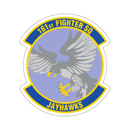 161 Fighter Squadron (U.S. Air Force) STICKER Vinyl Kiss-Cut Decal-4" × 4"-White-The Sticker Space