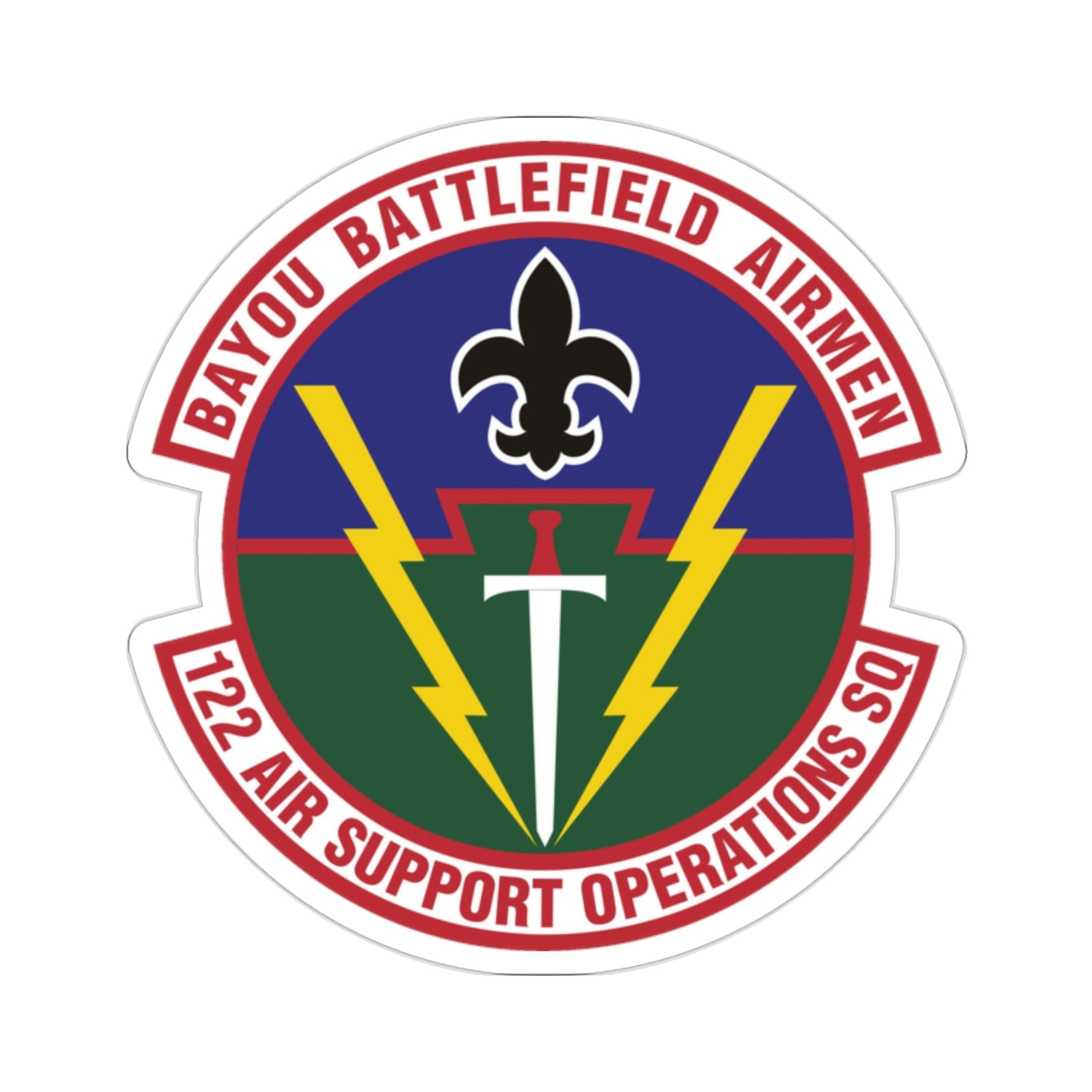 122d Air Support Operations Squadron (U.S. Air Force) STICKER Vinyl Die-Cut Decal-2 Inch-The Sticker Space