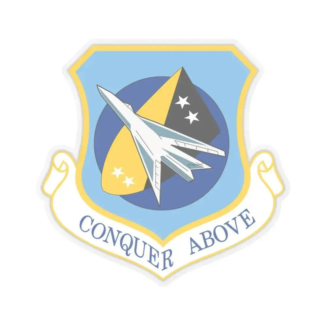 122d Fighter Wing (U.S. Air Force) STICKER Vinyl Kiss-Cut Decal 4 Inch Transparent - The Sticker Space