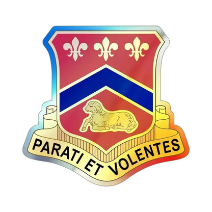 123 Engineer Battalion (U.S. Army) Holographic STICKER Die-Cut Vinyl Decal 5 Inch Holographic - The Sticker Space