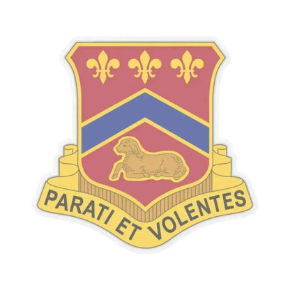 123 Engineer Battalion (U.S. Army) STICKER Vinyl Kiss-Cut Decal 2 Inch Transparent - The Sticker Space