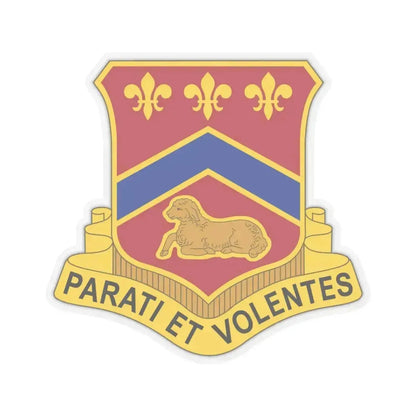 123 Engineer Battalion (U.S. Army) STICKER Vinyl Kiss-Cut Decal 4 Inch Transparent - The Sticker Space