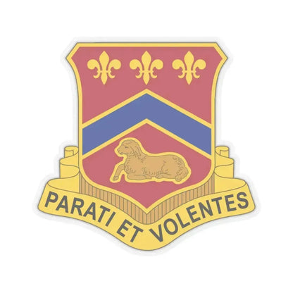 123 Engineer Battalion (U.S. Army) STICKER Vinyl Kiss-Cut Decal 6 Inch Transparent - The Sticker Space