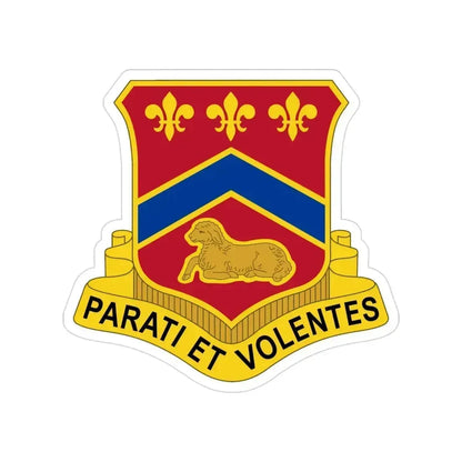 123 Engineer Battalion (U.S. Army) Transparent STICKER Die-Cut Vinyl Decal 3 Inch - The Sticker Space