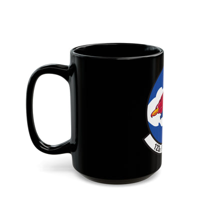 123 Fighter Squadron (U.S. Air Force) Black Coffee Mug-The Sticker Space