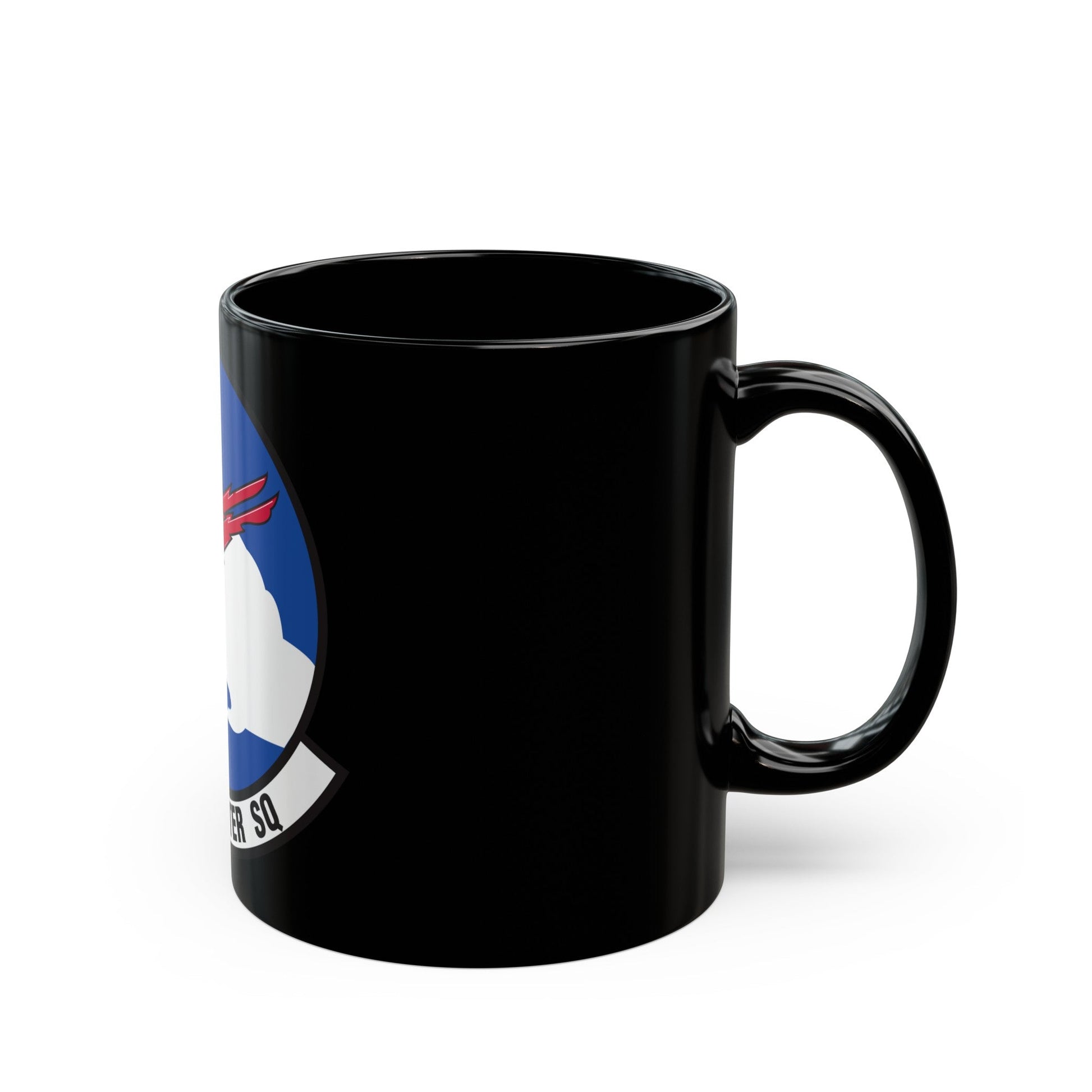 123 Fighter Squadron (U.S. Air Force) Black Coffee Mug-The Sticker Space