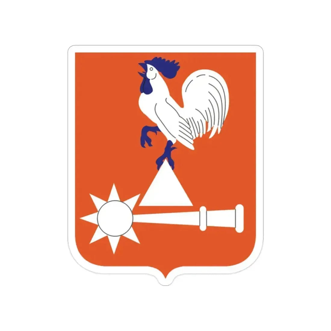 123 Signal Battalion 2 (U.S. Army) Transparent STICKER Die-Cut Vinyl Decal 2 Inch - The Sticker Space