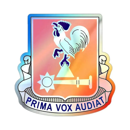 123 Signal Battalion (U.S. Army) Holographic STICKER Die-Cut Vinyl Decal - The Sticker Space