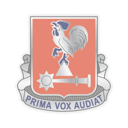 123 Signal Battalion (U.S. Army) STICKER Vinyl Kiss-Cut Decal 4 Inch Transparent - The Sticker Space