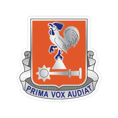 123 Signal Battalion (U.S. Army) Transparent STICKER Die-Cut Vinyl Decal 3 Inch - The Sticker Space