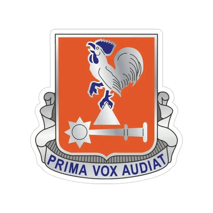 123 Signal Battalion (U.S. Army) Transparent STICKER Die-Cut Vinyl Decal 5 Inch - The Sticker Space