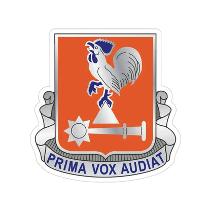 123 Signal Battalion (U.S. Army) Transparent STICKER Die-Cut Vinyl Decal - The Sticker Space