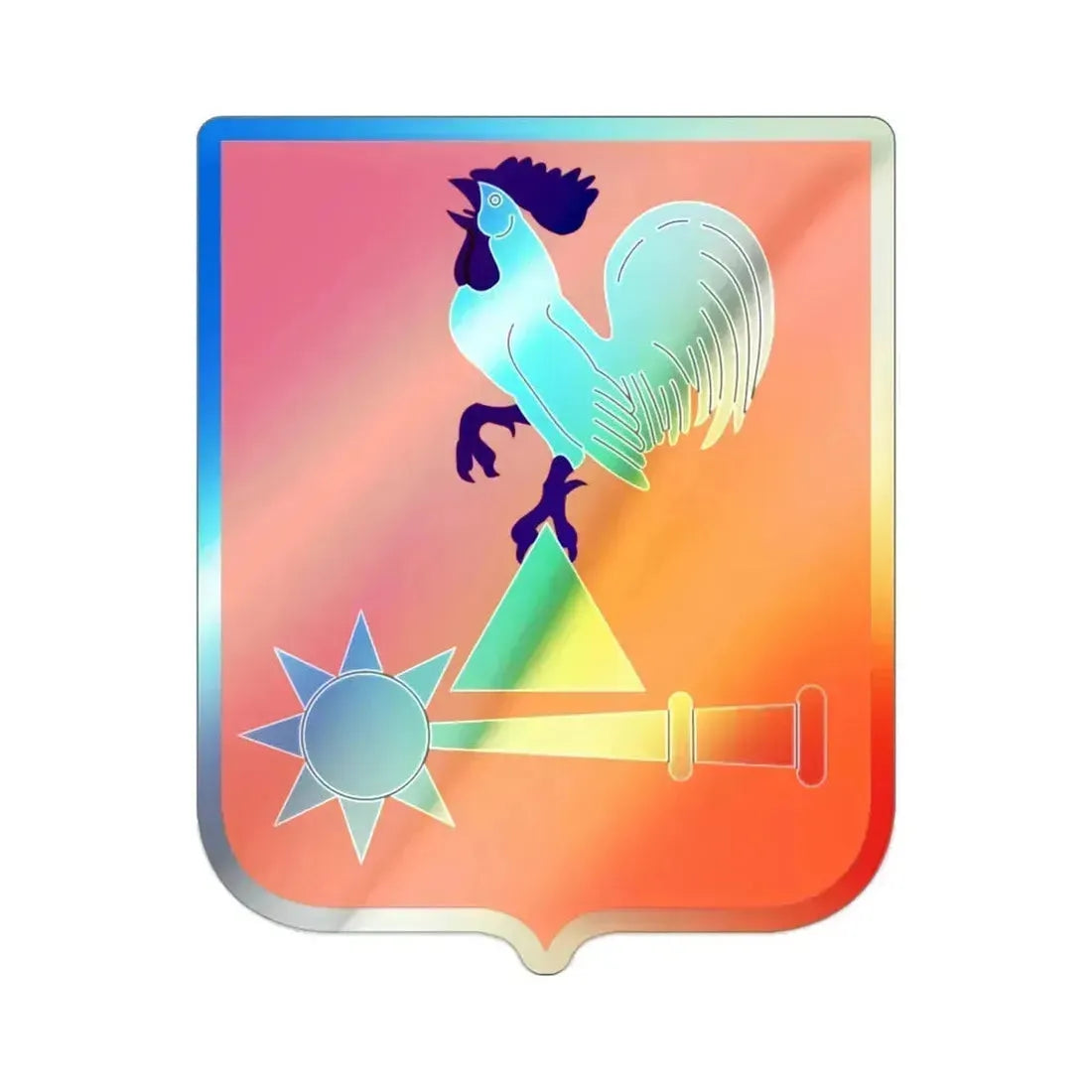 123 Signal Battalion v2 (U.S. Army) Holographic STICKER Die-Cut Vinyl Decal - The Sticker Space