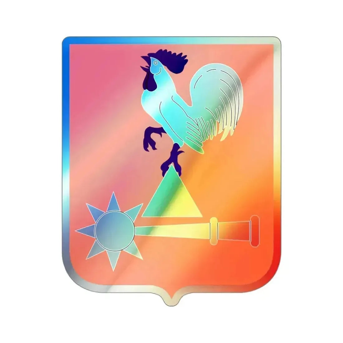 123 Signal Battalion v2 (U.S. Army) Holographic STICKER Die-Cut Vinyl Decal - The Sticker Space